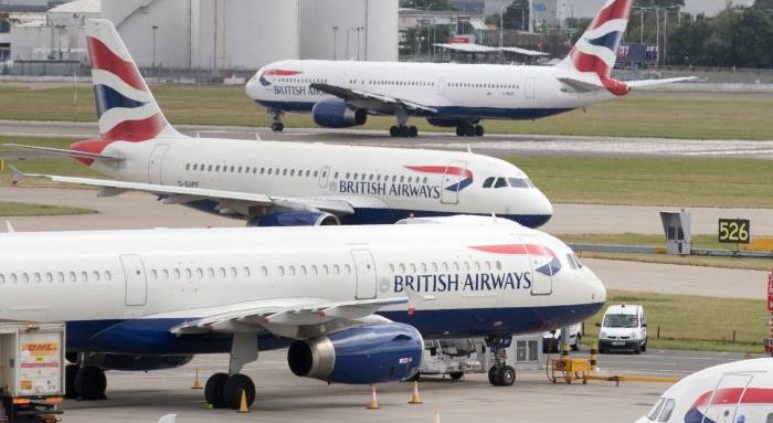 british airways dhe ryanair