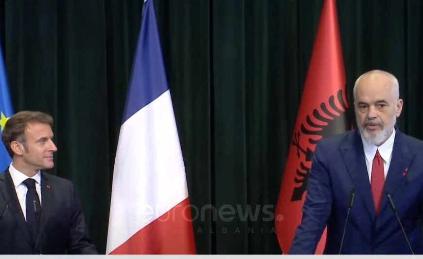Rama takim me Macron, nënshkruhen marrëveshje bashkëpunimi mes&hellip;